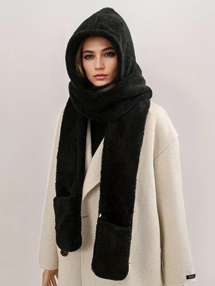 Design Sense Fashionable Women S Solid Color Plush Winter Scarf Luxurious Silk Ribbon Tie Women S 220X10Cm 220x10cm