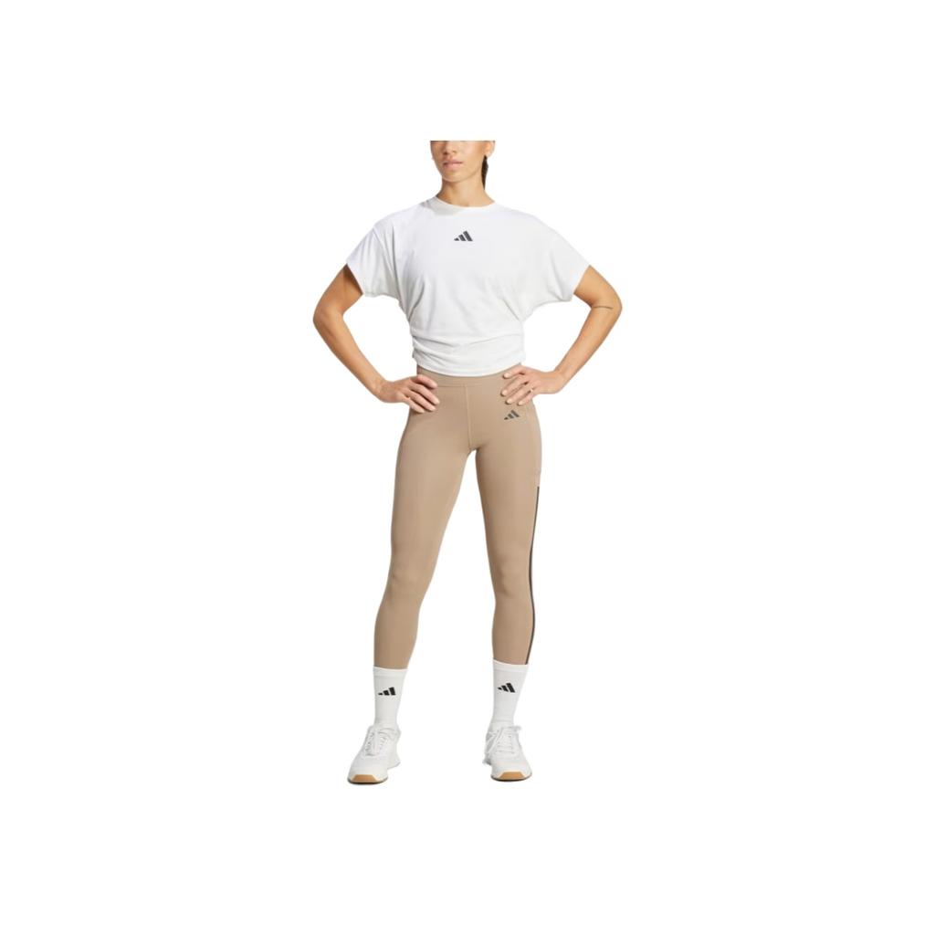 adidas Powerclimacool Doux Agréable Confortable Polyvalent T-shirt à Manches Courtes Épaules Tombantes Tops pour Femmes JX1194