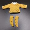 Dolls for 1/11 OB11 Doll Doll Cotton T-shirt Doll T-shirt Socks Cotton Dot Blouse DIY Doll Clothes