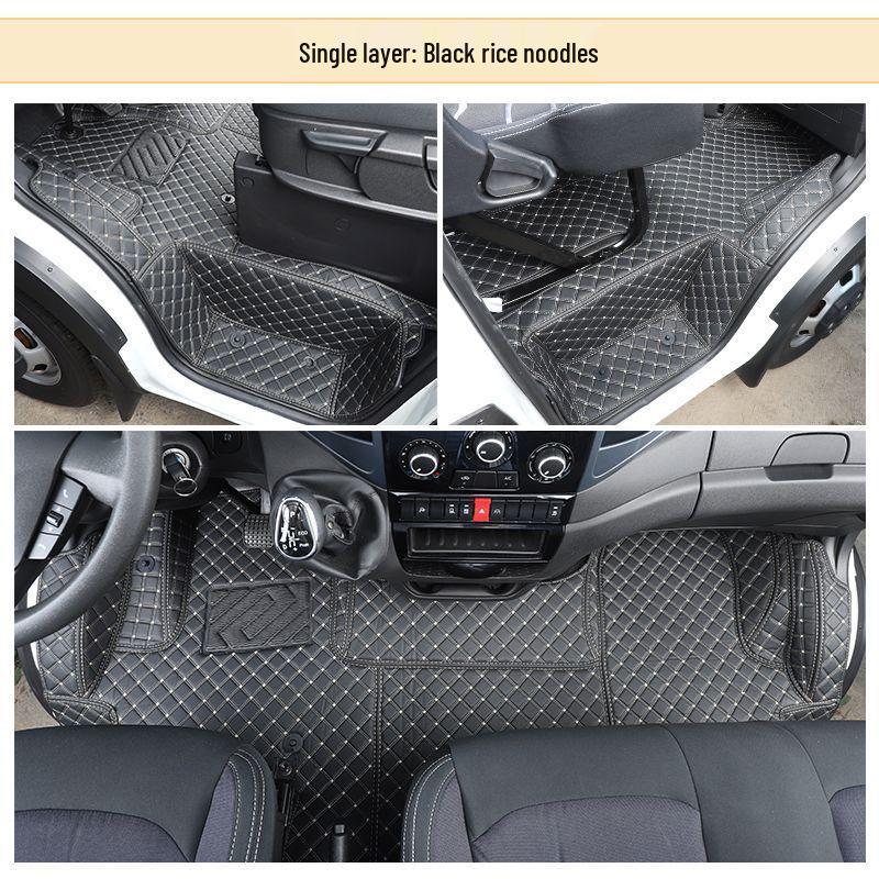 Front Row Floor Mats for New Nanjing Iveco Ousheng 2-3 Seater Passenger-Cargo RV Ousheng Front Row 2-Seater