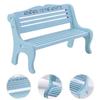 2Pcs Background Props Small Bench Miniatures Mini Stool Garden Ornaments Doll Chairs  DIY House