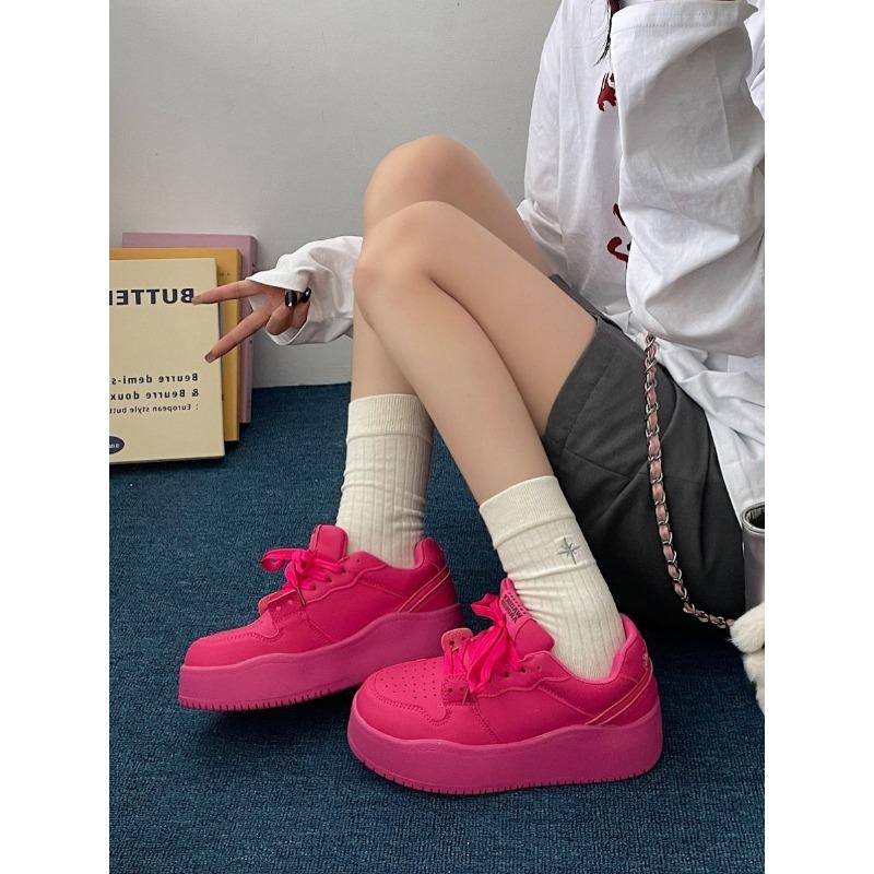 

Новые модные спортивные и развлекательные кроссовки, толстые подошвы, увеличивающие рост, для женщин 40