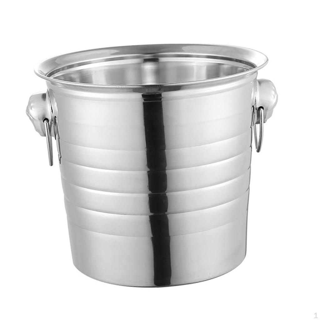 Cubo de hielo con abrazadera, cubos de cerveza, práctico y portátil, herramienta para enfriar bebidas para fiestas en hoteles.