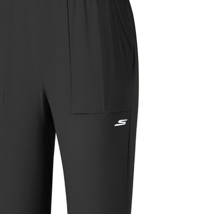 Skechers Comfort Sports Series Soft Comfortable Fashion Versatile Casual Pants Women Bottoms Carbon-Black P225W036-0018