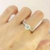 Six-Claw Inlaid Zircon Ring, Engagement Wedding With Jewelry, Fashionable Classic And Elegant