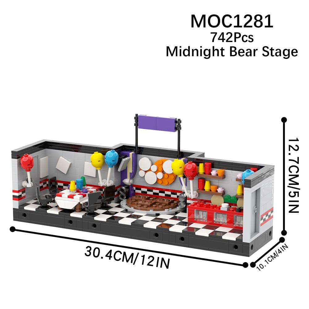 

MOOXI Набор для хоррор-игры MOC Кирпичики Киносцены Фигурки медведей Строительные блоки Детские образовательные игрушки для детей Подарок на день рождения