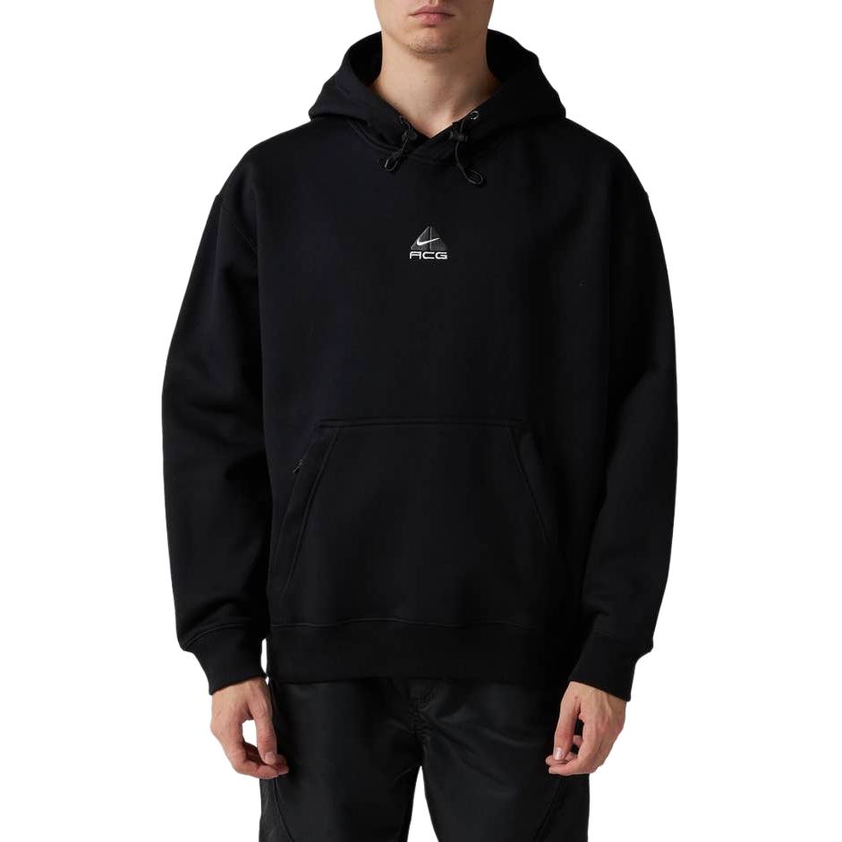 Nike ACG Solid Color Hooded Casual Long Sleeve Sweatshirt Men Tops Black DH3087-013