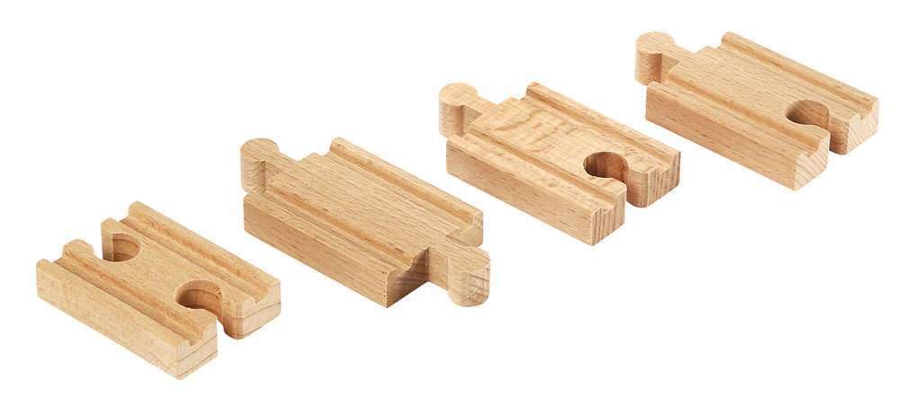 BRIO Straight Track 54mm for ages 3 and Wooden Wooden Gift (33333) up. [Toy, Toy, Track, (Birthday/Christmas)]
