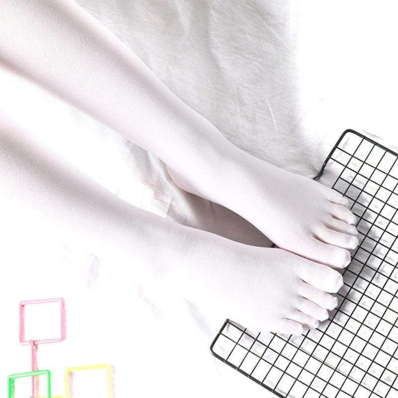 Breathable Split Toe Knee Length Long Socks For Women Sweat Absorbing Toe Separation Stockings with Ribbed Elastic Cuffs