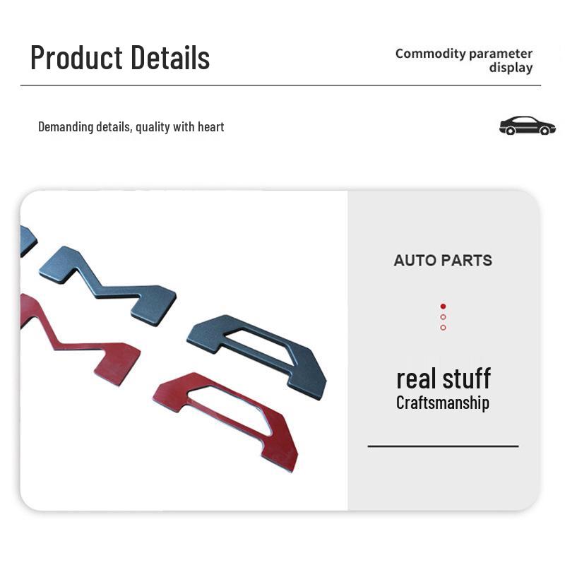 Fits All Toyota Tacoma Tailgate Lettering