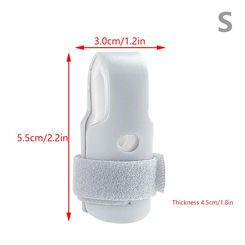 

1 шт. Шина для пальца, Поддерживающий бандаж для пальца, Стабилизатор пальца для сломанных пальцев, Выпрямление, Артрит, Иммобилизация костяшки S