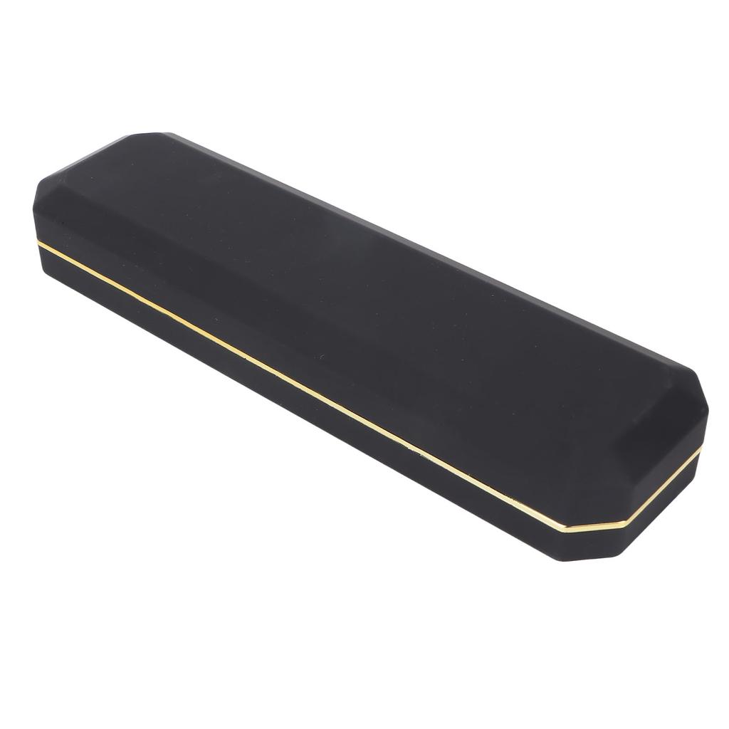 LED Osvětlená Šperkovnice Dárková Prsteny Náramek Podnos Vystavení Úložný Kufřík pro Návrh Zásnuby