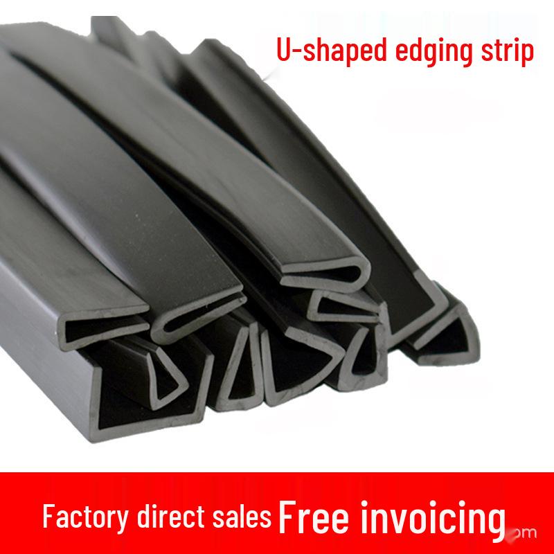 U-Shaped Rubber Anti-Collision Edge Strip for Glass Sealing