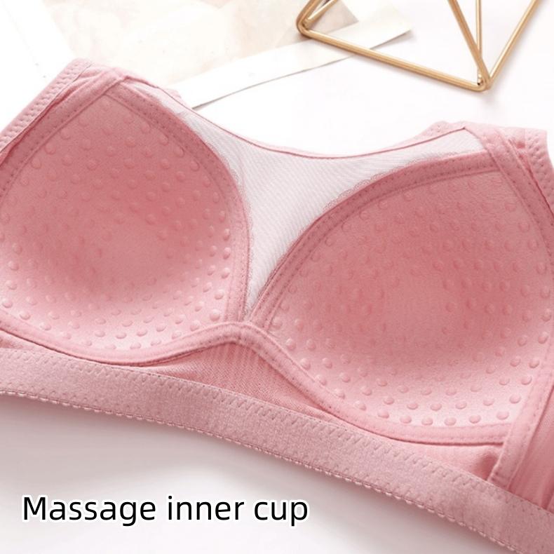 Women's Bra Without Steel Ring Gathered Thin Cup Comfortable Ladies Underwear A/B Cup