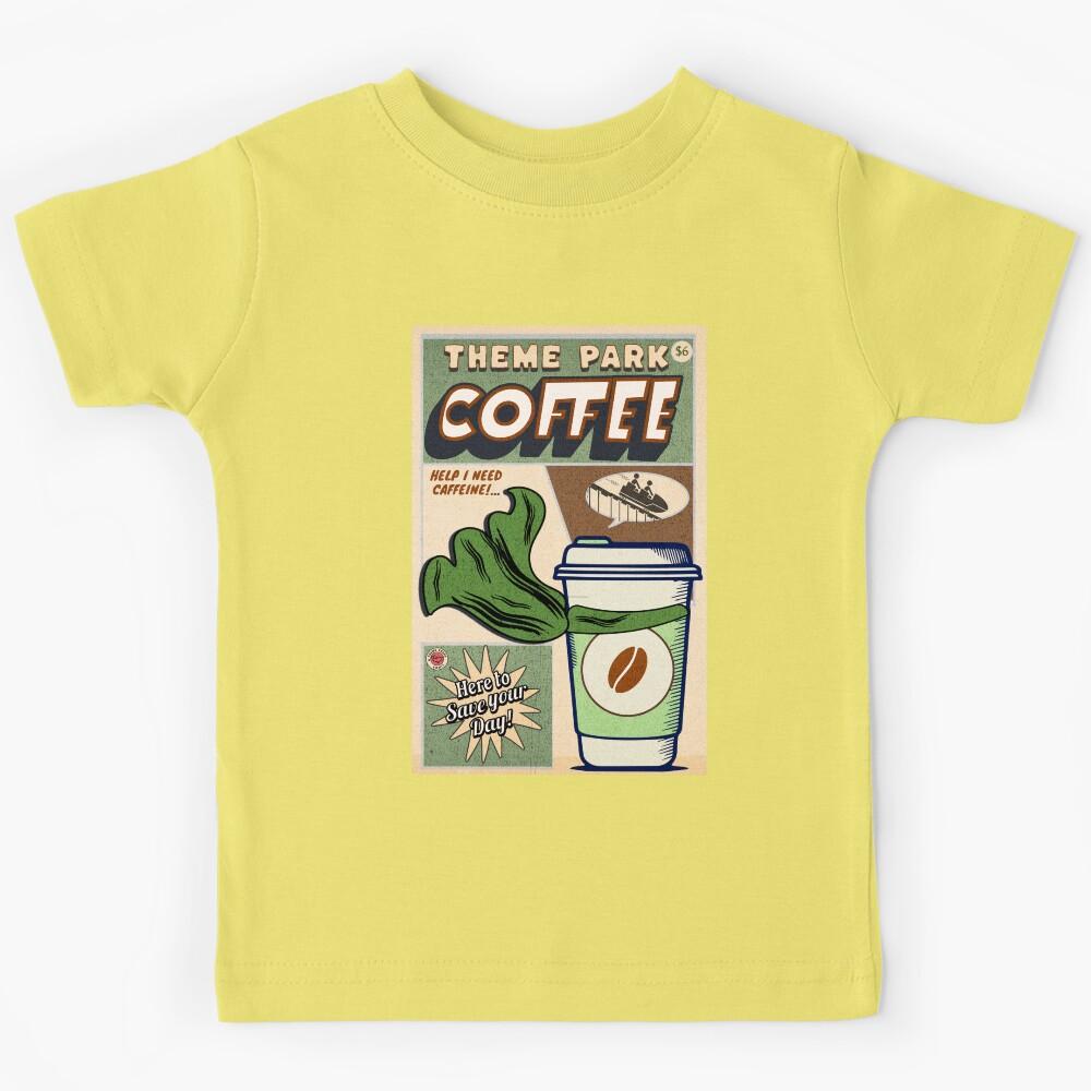 Theme Park Coffee Kids T-Shirt 130