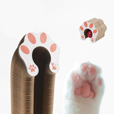 Organ Cat Scratching Board Cat Toy with Bell Cat Claw Grinder Cat Climbing Frame Corrugated Paper Scratch-resistant Cat Nest