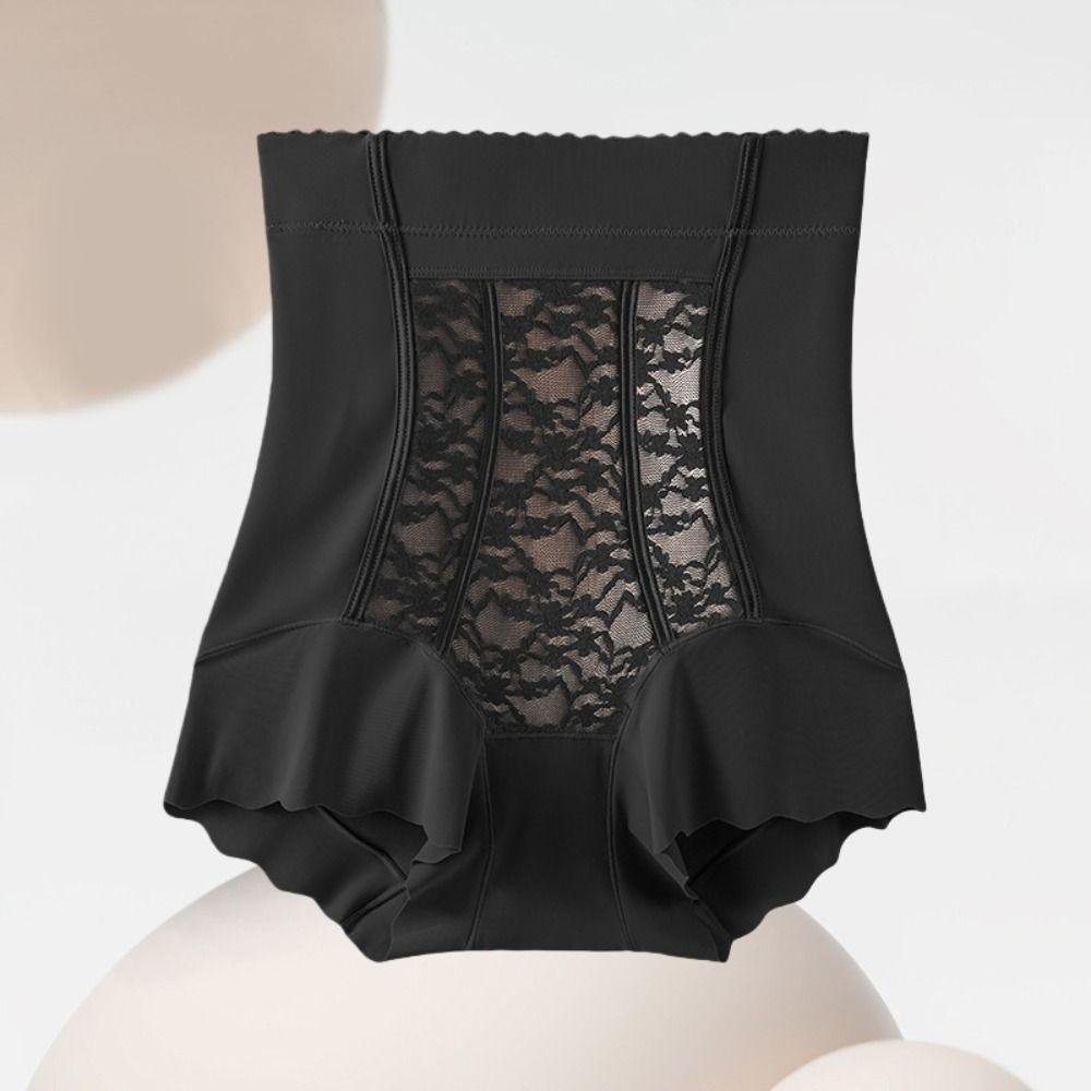 High Waist Postpartum Body Shaper Large Size Tummy Control Underwear Seamless Underpants  Women