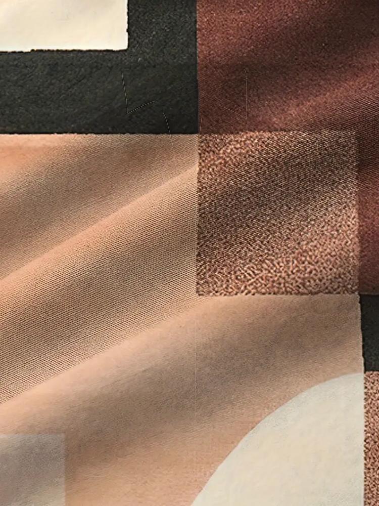 Mens Fashion Short Sleeve Geometric Pattern Button Shirt Trendy Versatile Breathable and Comfortable