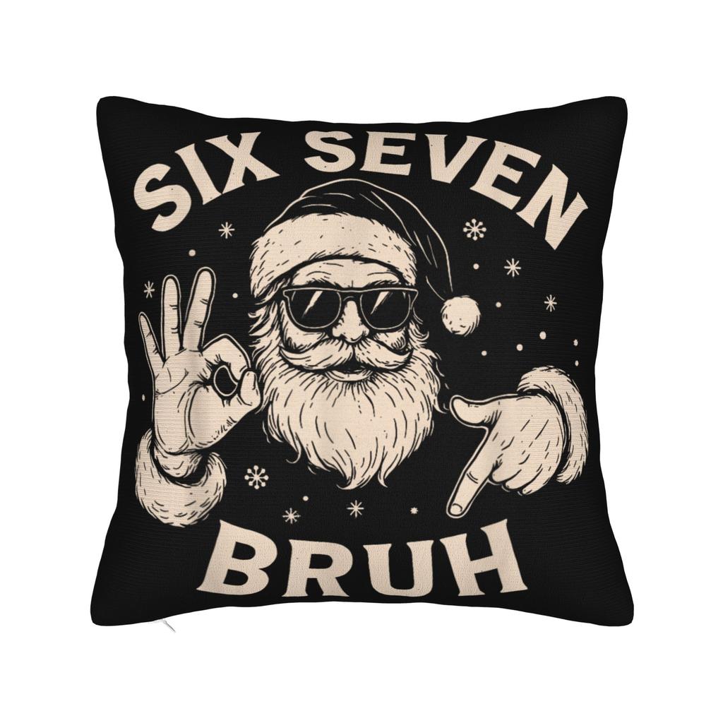 6 7 Christmas 67 Santa  Pillow Cover  Soft Cushion Cover Kawaii Pillow Case For Chair Sofa Home Decor