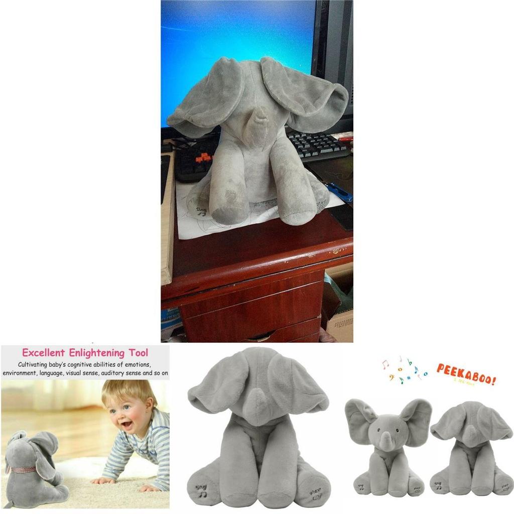 Animierter sprechender Guck-Guck und singender Elefant Baby Kinder Bildungsgeschenke