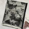 Elegant Floral Jacquard Woven Scarf Shawl for Europe and America