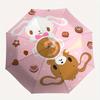 Sugar bunnies Automatic Open/Close Umbrella-Cute Umbrella with Cute Design, Portable 3-Fold Compact Umbrella for Men & Women, Halloween Chri