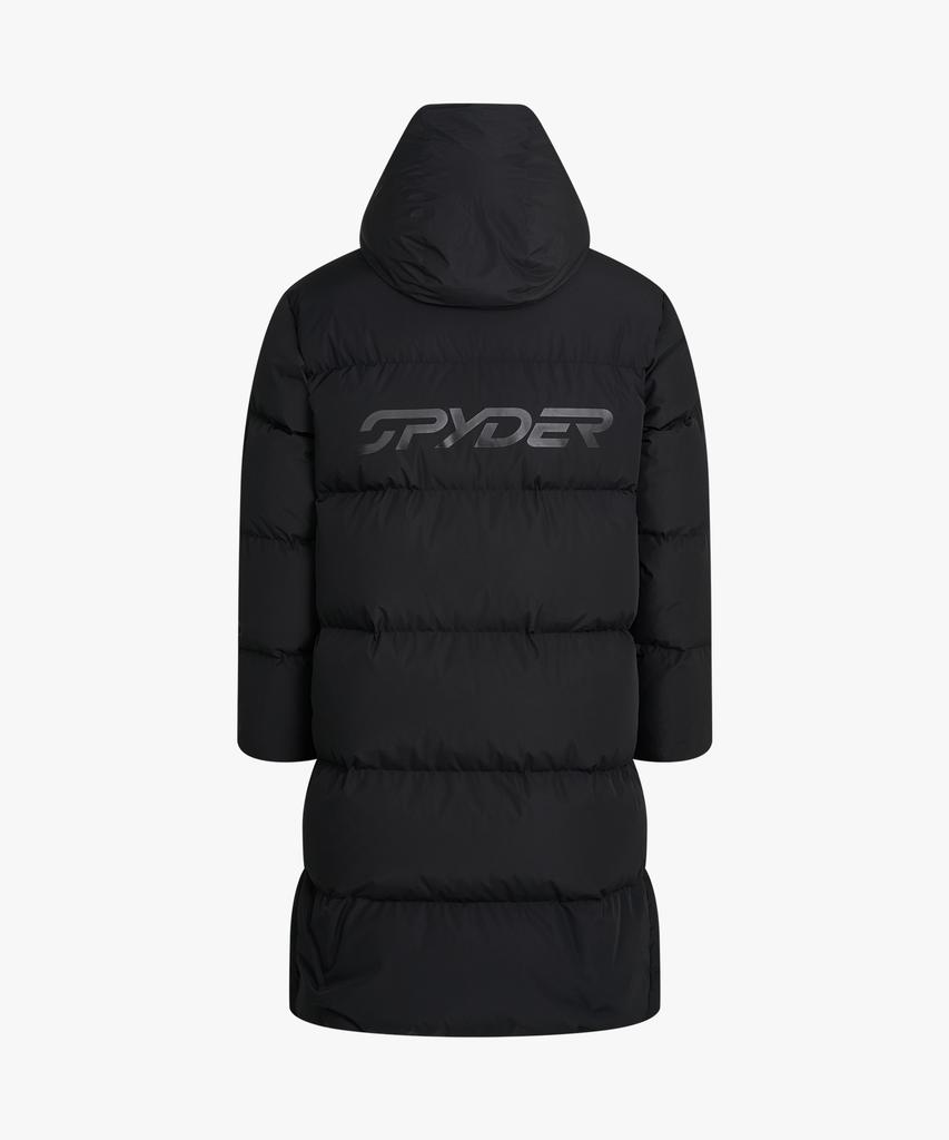Spyder Men'S Performance Bench Down Long Padded Jacket Spkwcndj208Mblk