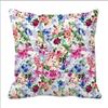 Spring and Summer Floral Contrasting Color Flower Pillow Case Digital Printed Pillow Home Romantic Decoration Sofa Backrest