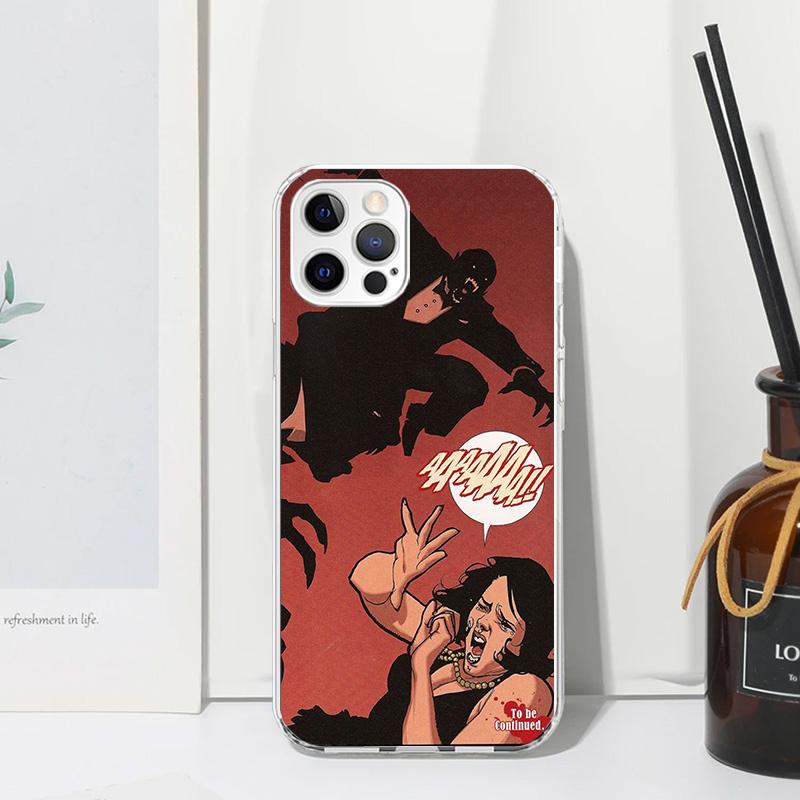 

Gothic Vampire Scarlet Art Phone Case For Iphone 17 Air 16 15 Plus 16E 14 Pro Max 13 Mini 12 11 7 8 SE Fundas Soft Back Cover 17 iPhone 14