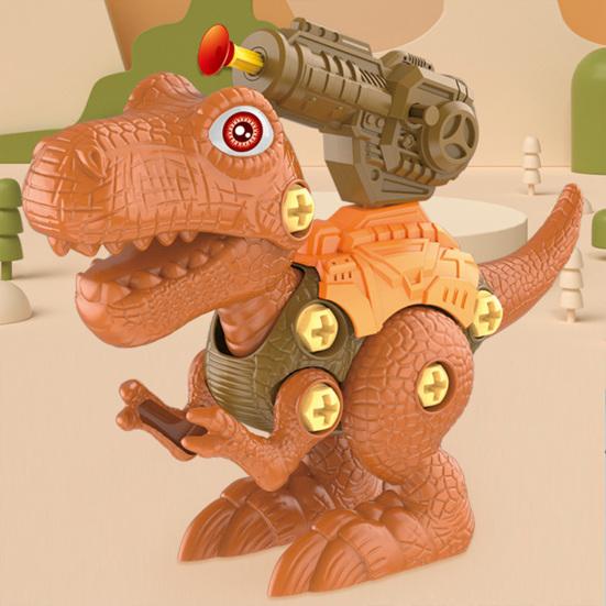 1 Zestaw umiejętności szkoleniowych Interakcja rodzic-dziecko Ekologiczny ze śrubokrętem Dzieci DIY Składanie modelu dinozaura Zabawki zmontowane