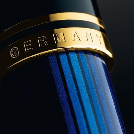Souveran M600 Blue Stripe Fountain Pen EF