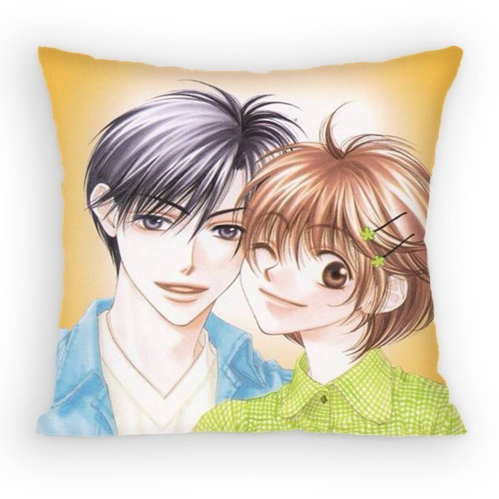 Shoujo Manga HanaKimi Pillow Case Sofa Living Room for Bedroom Car Headboard Backrest Cushion Square Cushion Nap Time