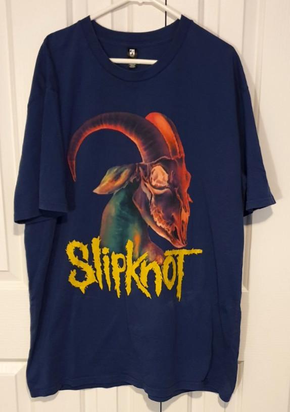 SLIPKNOT 2023 Knotfest World Tour Metal Band TShirt Navy Blue Size Adult 2XL. Unisex T-Shirt XXXL