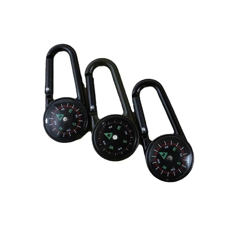 Outdoor Climbing Compass with Carabiner - 4 Pack