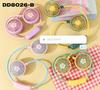 Portable Foldable Mini Fan Outdoor Camping Neck Fan USB Rechargeable Mini Fan