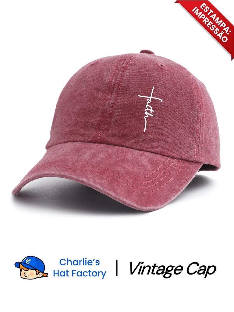 Washed Corduroy Baseball Cap With Faith Slogan Unisex Dad Hat Minimalist Outdoor Travel Accessory