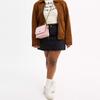 Coach Klare 16 Coated Canvas Shoulder Crossbody Bag Women bags Gold Pink CEL11-IMPO
