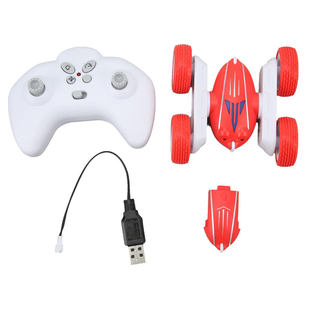 2.4GHz Stunt RC Car 360 Degrees  Rotation Anti Collision Remote Control Electric Mini Double Sided Stunt Car