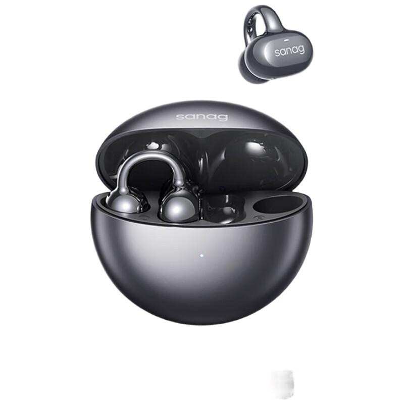 SANAG S6S Pro Open-Ear Clip-On AI Bluetooth Headset