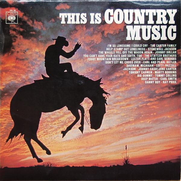 

LP Record VARIOUS - This Is Country Music PR20 CBS 1967 UK Folk Used