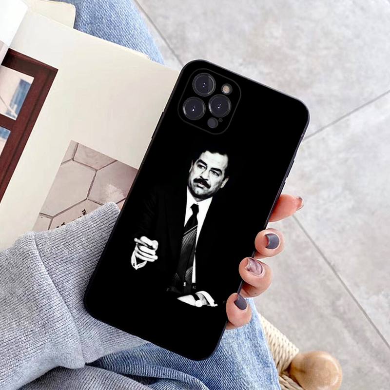 

Saddam Hussein Phone Case For iPhone 14 11 12 13 Mini Pro Max 8 7 6 6S Plus X SE 2020 XR XS Funda Case iphone 11 pro