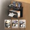 Bathroom Storage Organizer Modern Bathroom Organizer Wall-mounted Toilet Paper Holder with Strong Load-bearing for Tissue