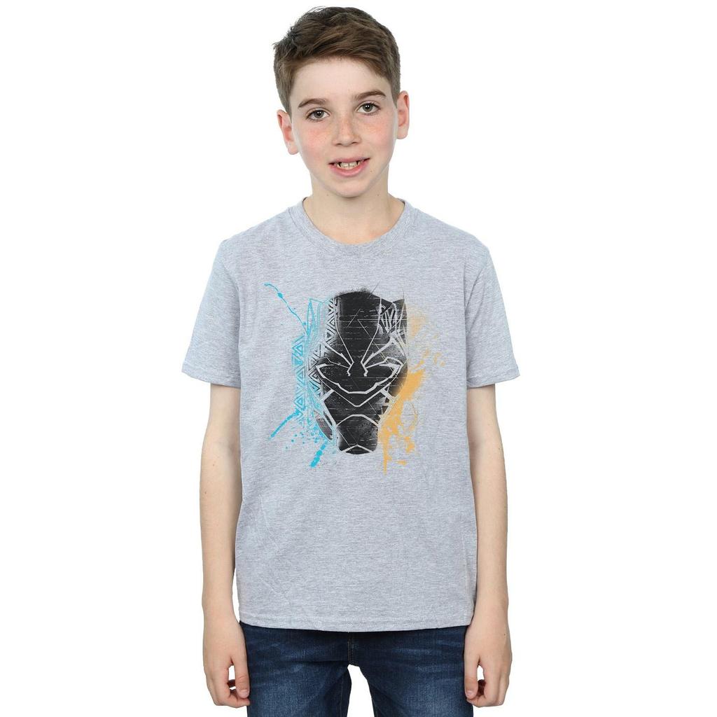Marvel Boys Black Panther Splash T-Shirt
