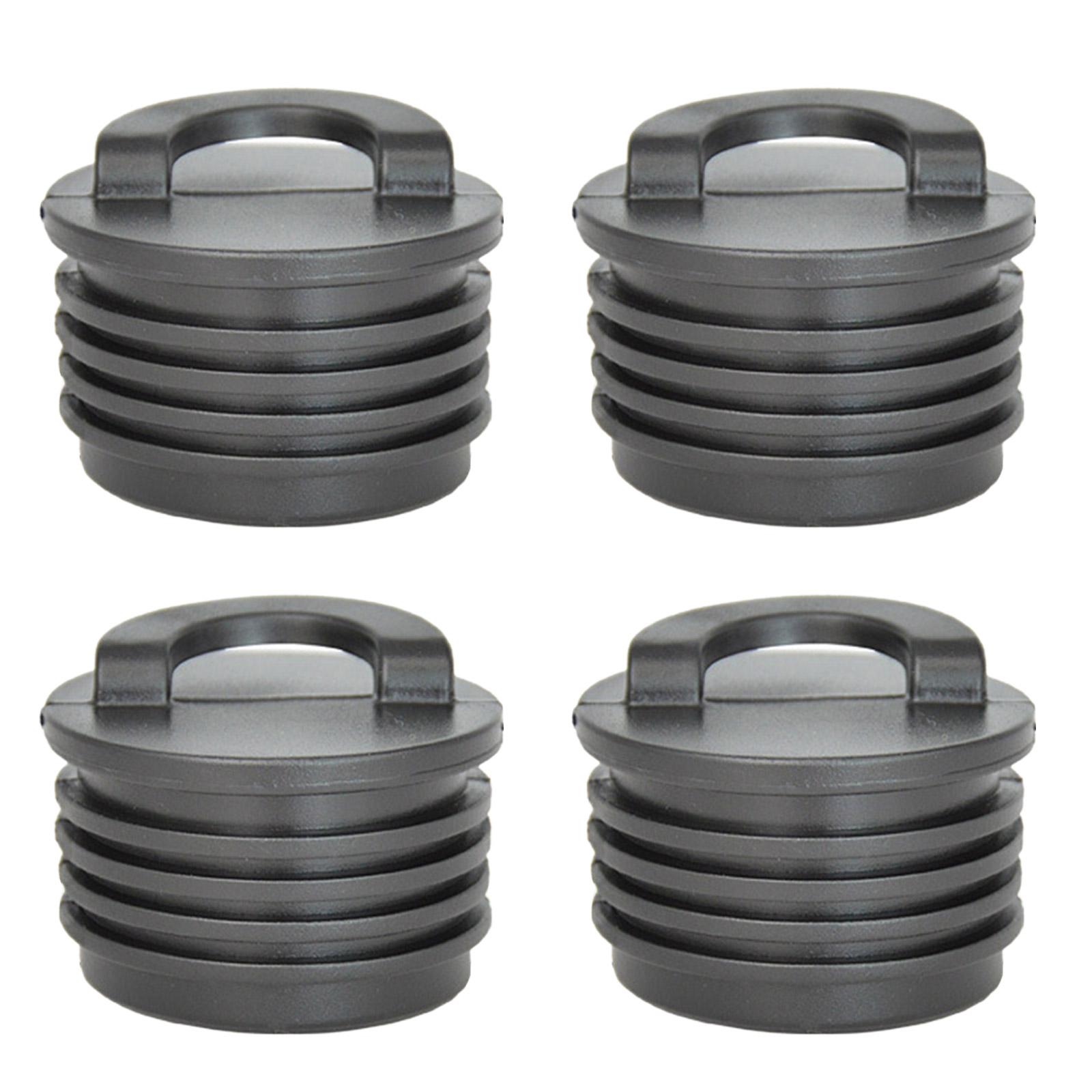 4 Pcs Kayak Scupper Plug Rubber Scupper Plug Drain Holes Stopper with Handle Canoe Boat Scupper Stopper Replacement Large