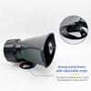 7 Tone Electric Alarm Horn Car Motorcycle Modification Alarm Car Mounted Loudspeaker 12V/24V Waterproof Alarm Horn