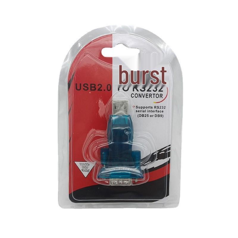 USB 2.0 To RS-232 Serial DB9 Pin Adapter