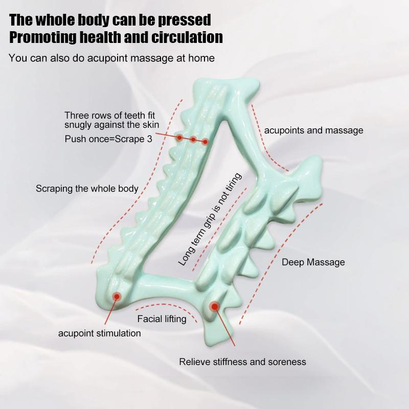 1Pcs Facial GuaSha Massage Board Body Skin Care Relaxation Scraper for Face Maintenance And Muscle Relief Body Care Tool