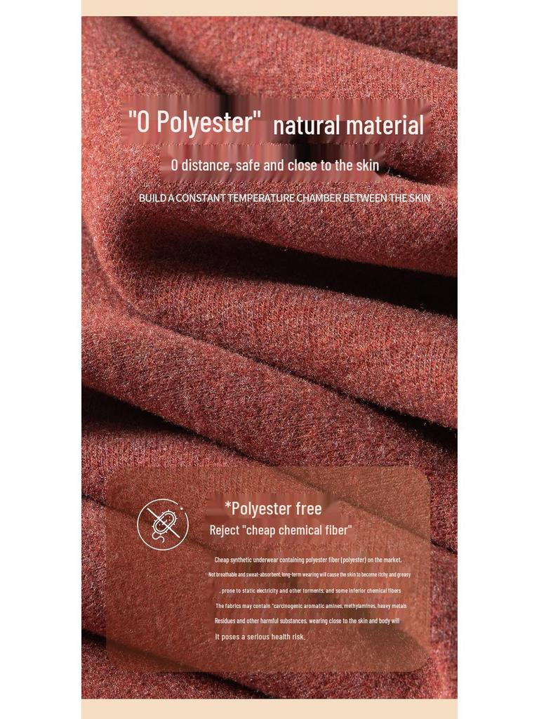 Extra Thick Silk Wool Fleece-Lined Women's Warm Leggings for Autumn/Winter