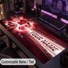 Großes Mauspadd Cristiano Ronaldo Benutzerdefinierter Name Text Personalisierte Schreibtischunterlage Rutschfestes Gaming-Pad