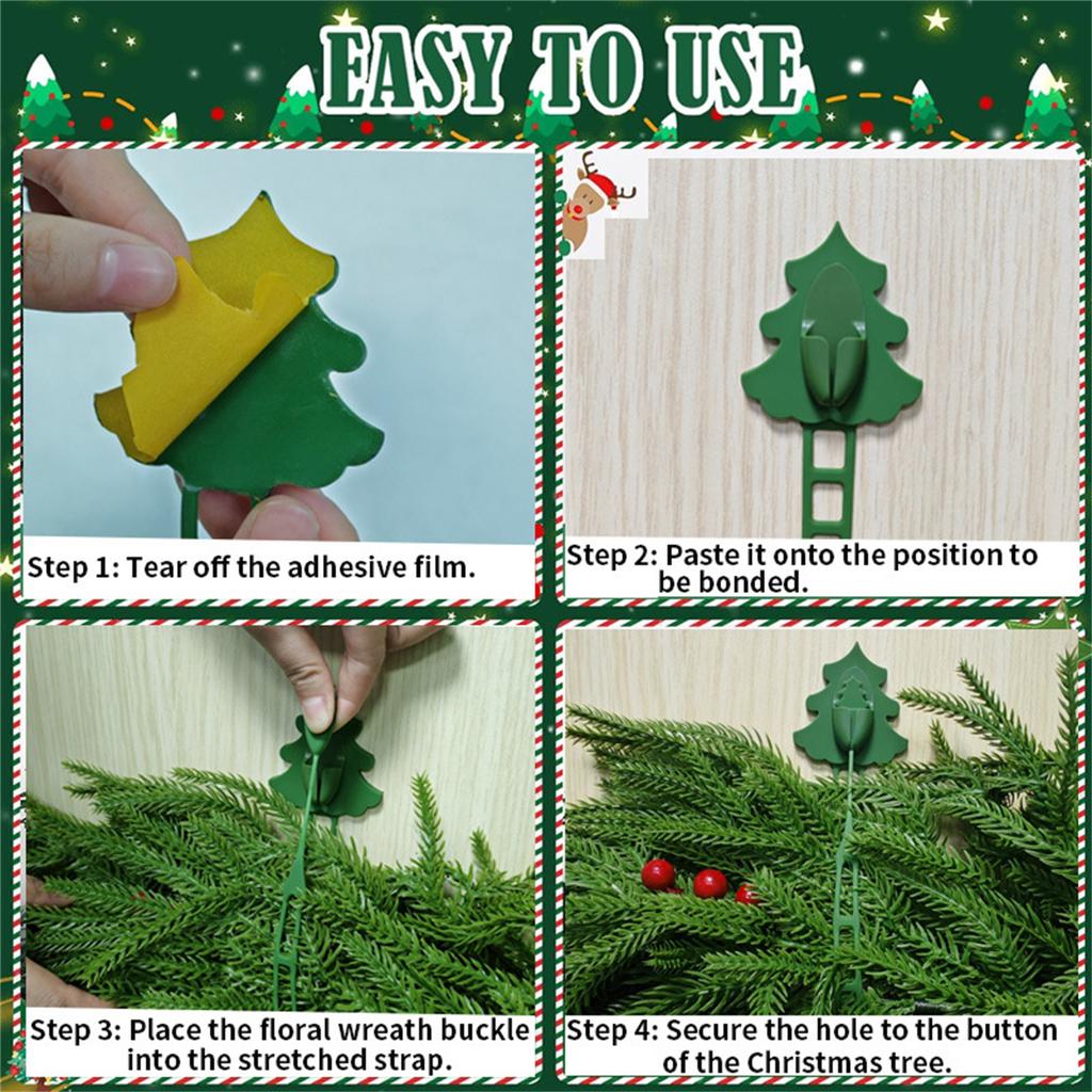 Wreath Silicone Hook, Stretchable Silicone Hook Belt